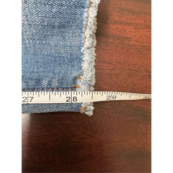 American Eagle Stretch Button Fly Tomgirl Distressed Jeans Size 2 - Picture 10 of 10